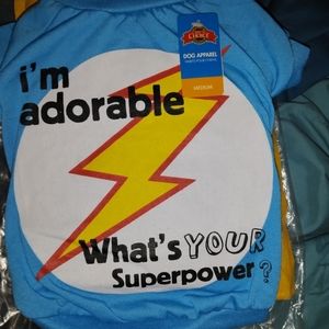 I'm Adorable Dog what's your superpower Shirt medium